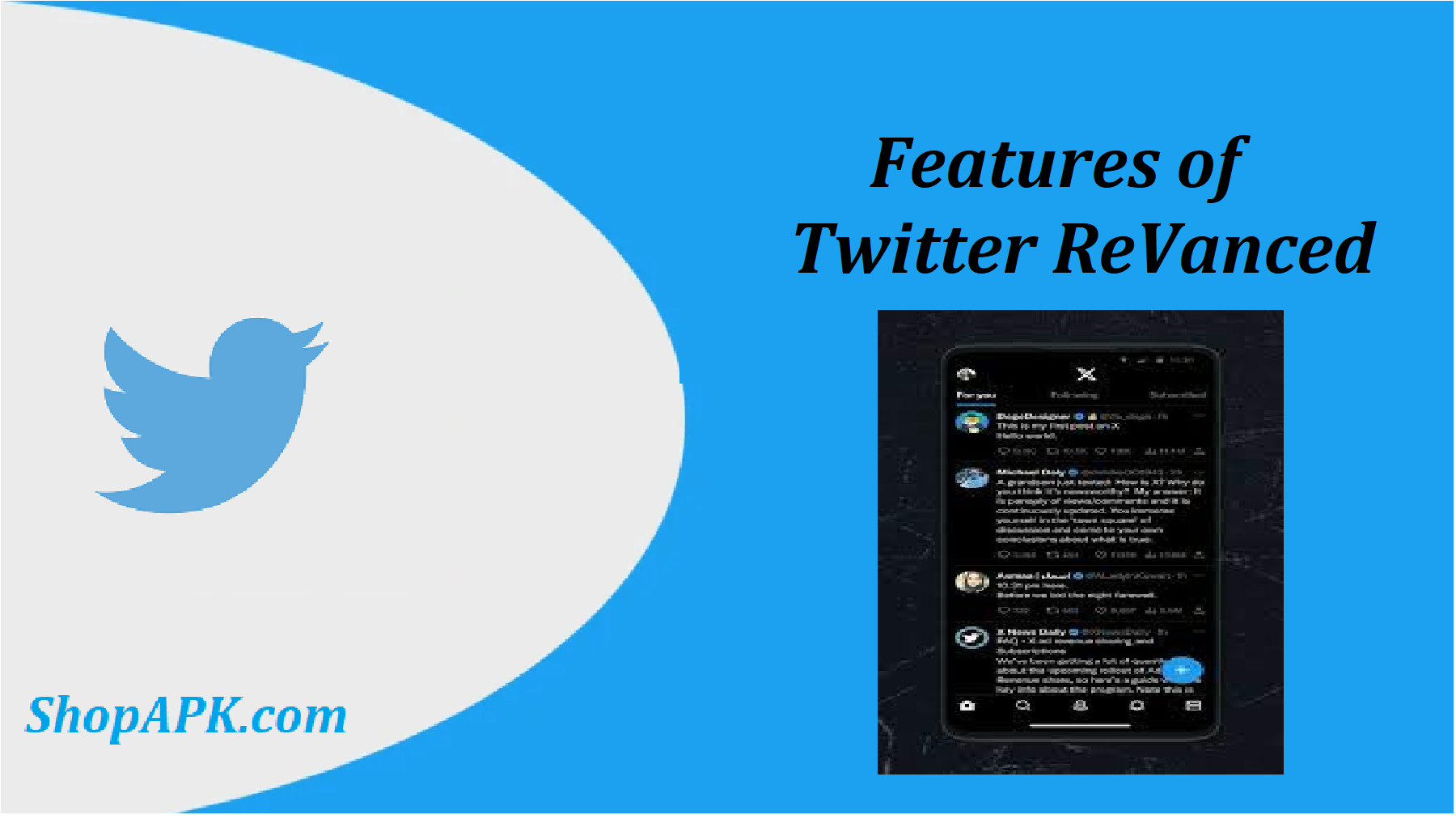 Features of Twitter ReVanced