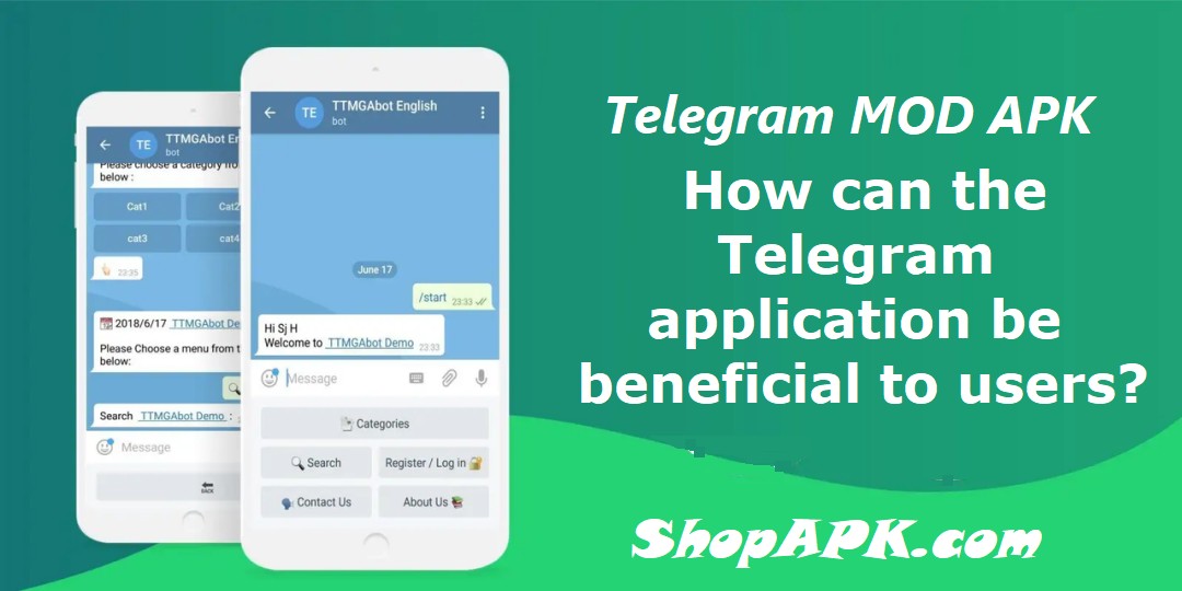 How can the Telegram application be beneficial to users